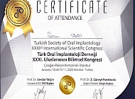 Turkish Socienty Of Oral Implantology XXXI st International Scientific Congress